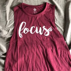 Focus muscle tee tank top